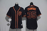 Women San Francisco Giants #35 Brandon Crawford New Cool Base Stitched Jersey,baseball caps,new era cap wholesale,wholesale hats